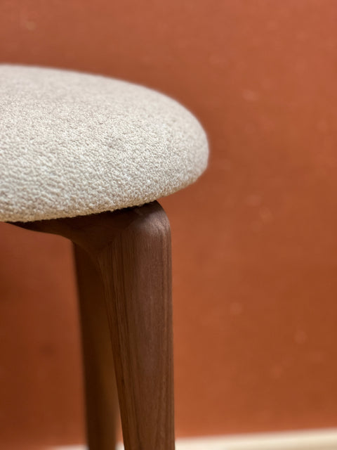 Mochi Upholstered Round Stool