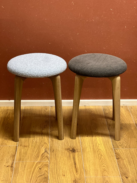 Mochi Upholstered Round Stool
