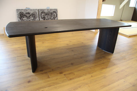 Dining Table - Ebonised Red Oak.
