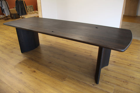 Dining Table - Ebonised Red Oak.