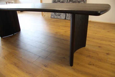 Dining Table - Ebonised Red Oak.