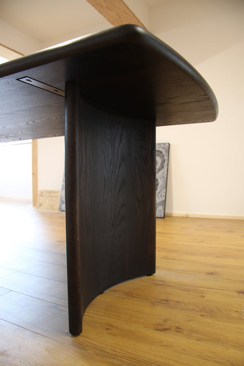 Dining Table - Ebonised Red Oak.