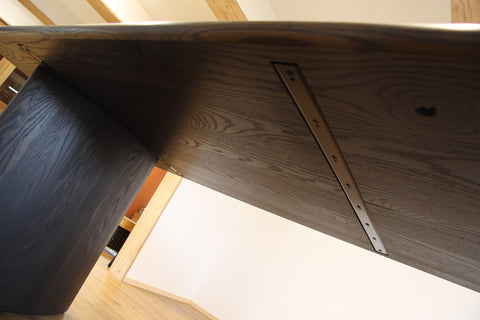Dining Table - Ebonised Red Oak.