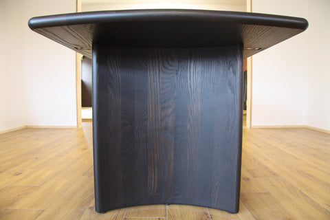 Dining Table - Ebonised Red Oak.