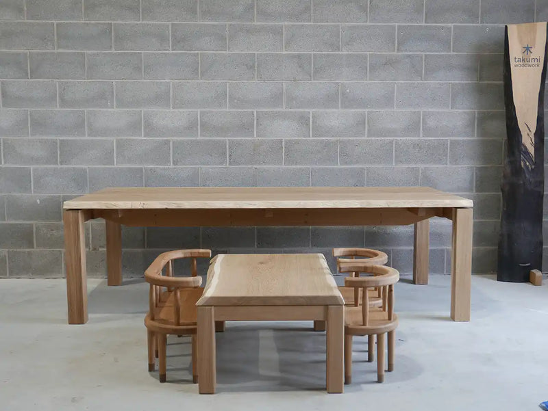 European Oak Dining Table