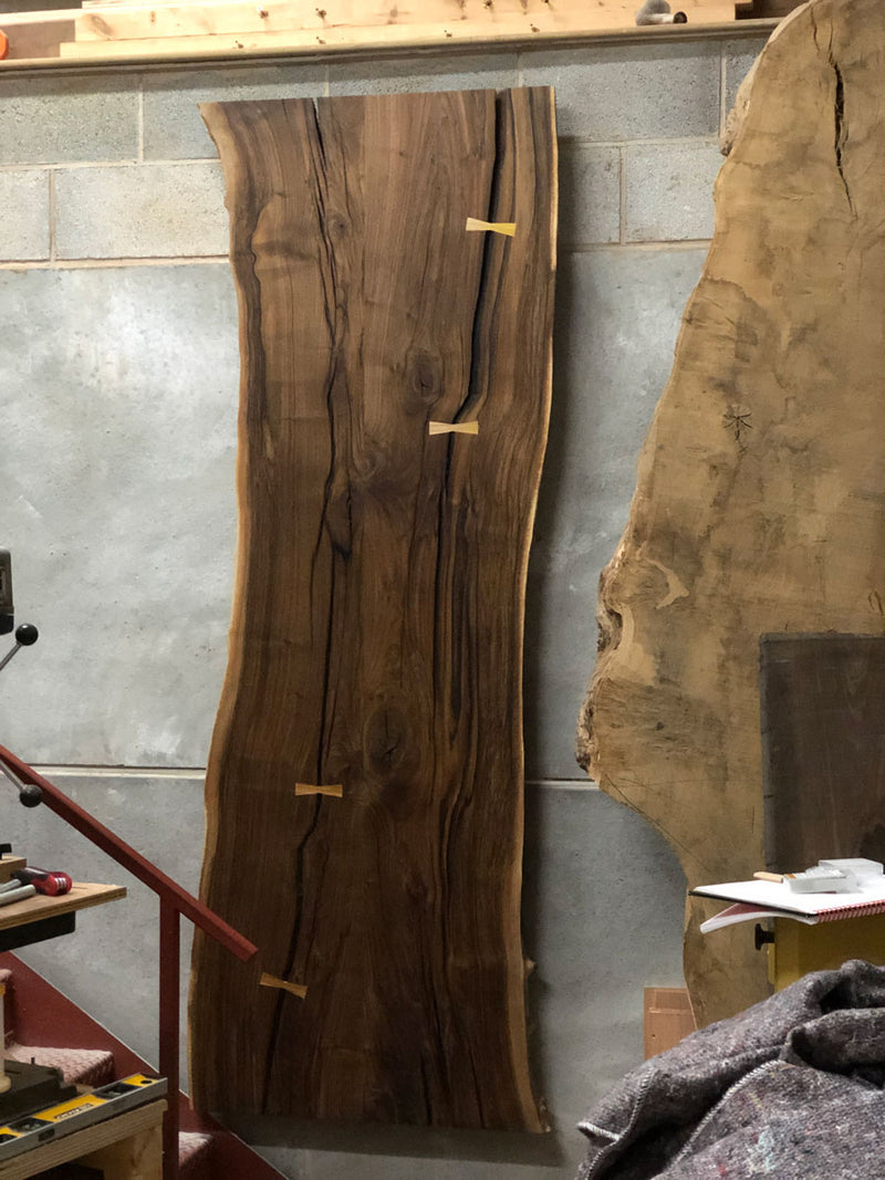 English Walnut Table & Bench