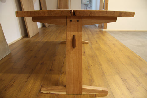 Trestle Table Oak