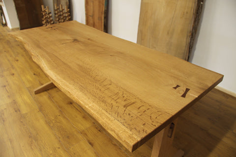 Trestle Table Oak