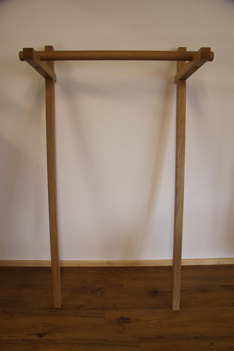 Clothes Rack Leaning - Oak