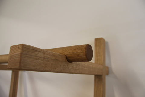 Clothes Rack Leaning - Oak