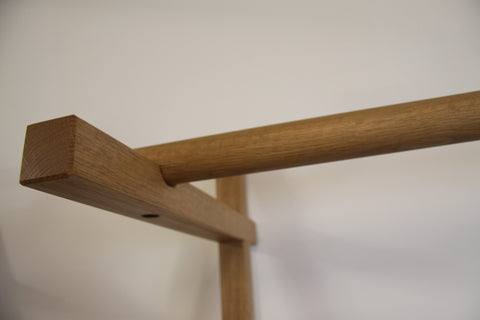 Clothes Rack Leaning - Oak