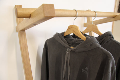 Clothes Rack Leaning - Oak