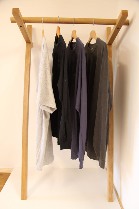 Clothes Rack Leaning - Oak