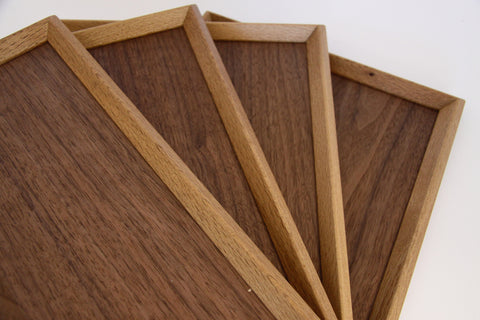 Serving Tray (Mizunara & Walnut )