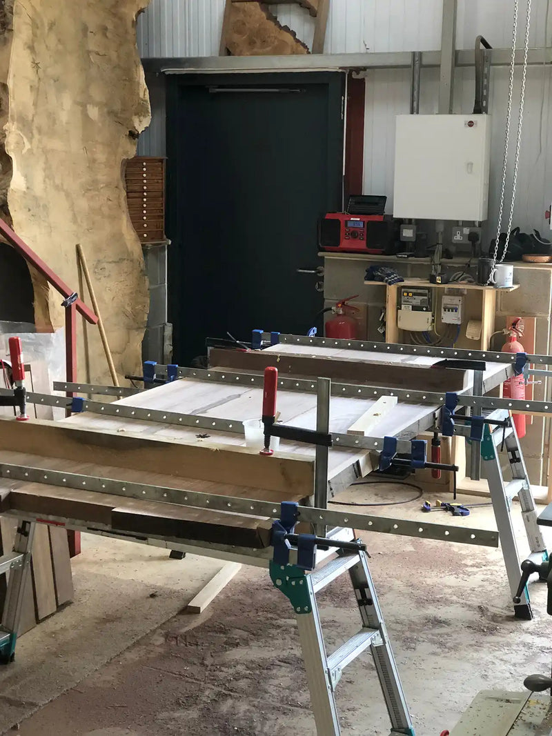 Milk Beach Cafe London table