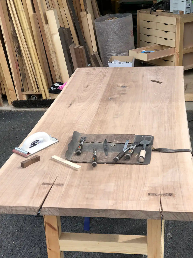 Milk Beach Cafe London table