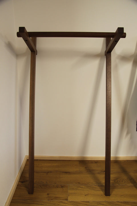 Clothes Rack Leaning - Walnut