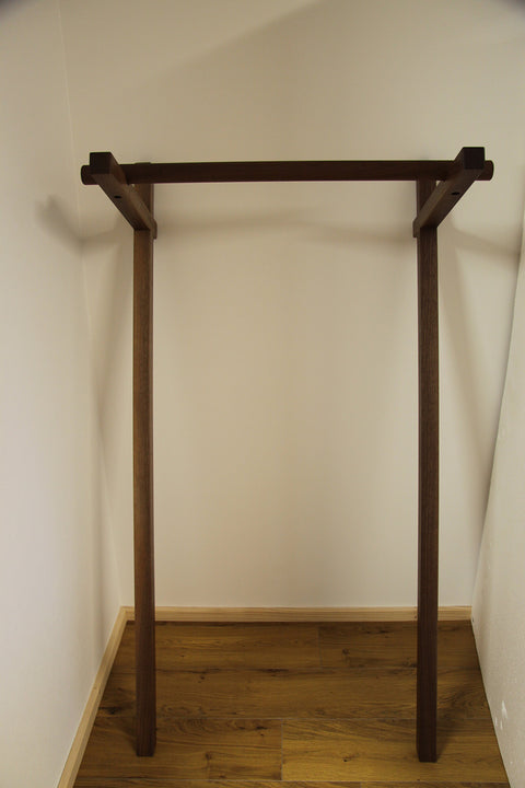Clothes Rack Leaning - Walnut