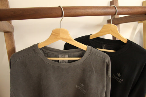 Clothes Rack Leaning - Walnut