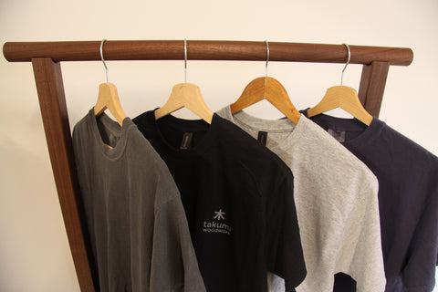 Clothes Rack Freestanding - Walnut