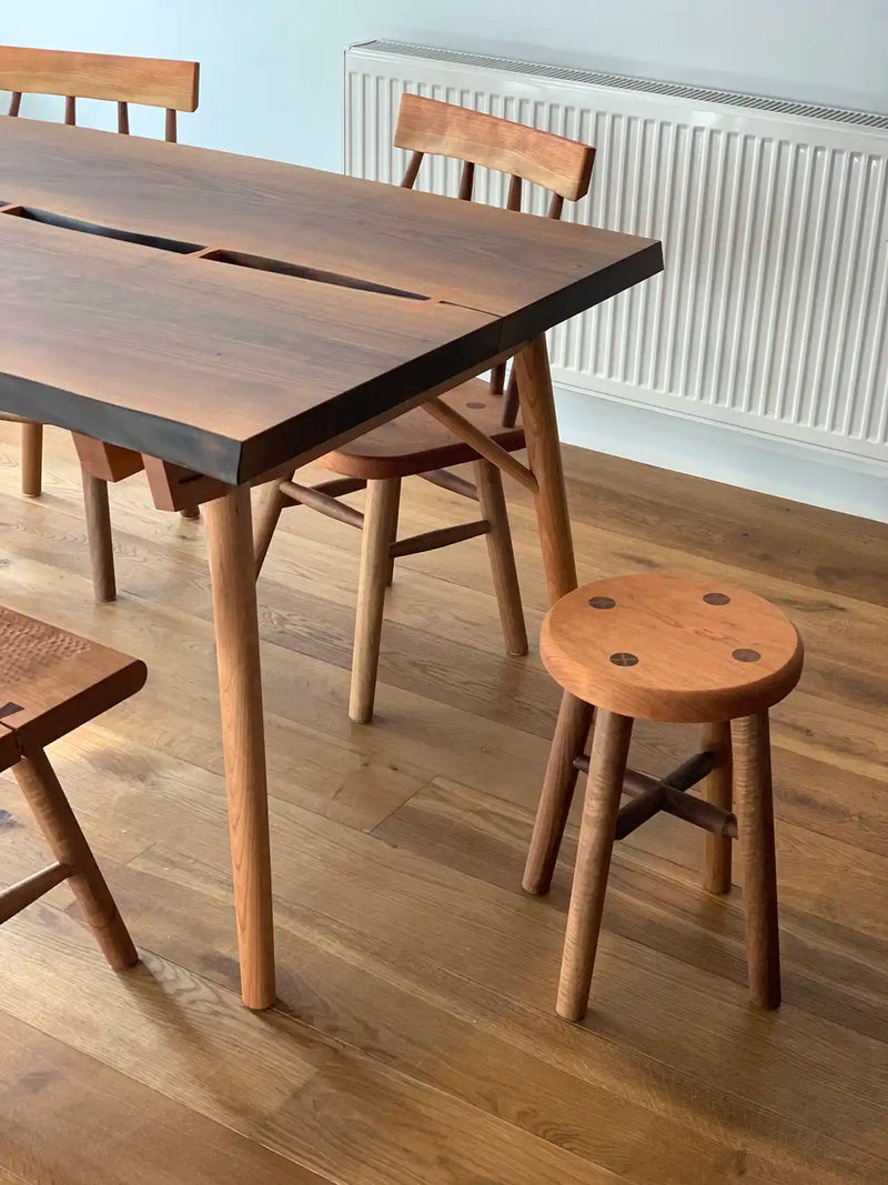 Cherry & Walnut Dining Set