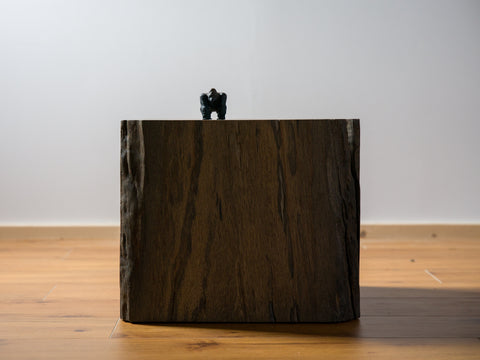 Jindaimoku solid wood side table